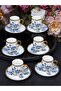 6-Person Porcelain Acar Sulien Coffee Cup Set - 3