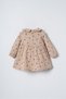 Embroidered Baby Girl Brown Dress Usb3253-C-V1 - 3