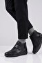 5033 Genuine Leather Orthopedic Sole Fur Mother Boots - 4