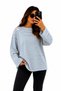Women's Set of 2 Oversize Basic Long Sleeve T-Shirts Striped Black Loose Comfortable Fit - 2