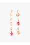 Multicolored Sea-Themed 6-Piece Bikini Charm