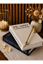 Fabric Decorative Book Box Set of 2 - Hidden Storage Box Navy Blue Modern Home Decoration - 3