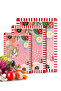 3-Piece Glass Cutting Board and Presentation Tray Set with Mixed Color Love Pattern, 20 X 30, 25 X 35, and 30 X 40 cm - 4