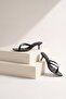 Women's Classic Short Heeled Flip Flops Zipos Black - 5