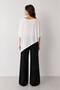 Flowy Viscose Asymmetrical Relaxed Fit Poncho - 6