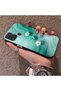 Samsung Galaxy A21S Compatible Silicone Edge Hard Back Case Couple Phone Case with Floral Pattern - 2