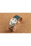 100% Handmade Copper |   Copper Van Cat Patterned Wide Adjustable Cuff Bracelet - 3