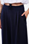 Front Pleated Waist-Fastening Oysho Pants - 8