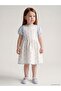 Lcw Baby Ecru Patterned Baby Girl Poplin Dress