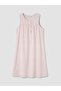 Lcw Dream Pink Crew Neck Embroidered Maternity Nightgown - 5