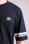 100% Cotton Boxy Fit Crew Neck Printed T-Shirt G5612Ax26Sm - 4