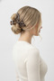 Stylish Patterned Large and Small Hair Clip Set of 3 - for Everyday and Special Occasions - 3