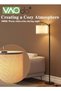 LED Floor Lamp 9W with 3 Color Temperatures Nordic Simplicity Eye-Protecting Standing Lamp with Linen lampshade