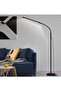 Floor Lamp Convertible Table Desk Light, Stepless Dimming & Color Adjustable, Black - 3