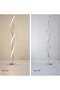 Creative Spiral LED DNA Floor Lamp White - 4