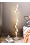 Creative Spiral LED DNA Floor Lamp White