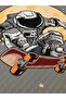 Skateboarder Astronaut Patterned Baby and Child Single Pique Set 160 X 220 cm Gray - 2