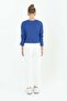 Women's Carrot Form Fabric Trousers - 18118Pnt - Ecru - 5