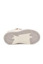 White Silver Velcro Girls' Sports Shoes - 5