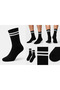Xgri̇ Polo Premium Quality Unisex Tennis Socks (3 Pairs) - 3