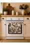 Decorative Digital Printed Fabric Oven Cover and Ornament Kitchen Decor (Sk-Fö-12)
