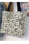 Women's Shoulder Tote Bag Canvas Handbag For Women Large Capacity Bucket Bag Fashionable Travel Messenger - 7