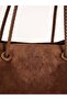 Miroshnikov Women’s Large Shopper Bag for Office & Work, Glossy PU Shoulder Tote, Memory Crinkle Effect - 4