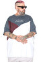 Mode XL Large Size T-Shirt Bis New Bıe 26127 Petrol Green - 4