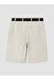 Southblue Beige Regular Fit Belted Men's Shorts - 7