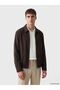 Lcw Vision Brown Regular Fit Shirt Collar Men's Jacket