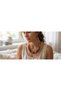 Handmade Glass Beads and Metal Accessories Special Design Necklace - 3
