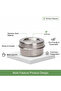 Stainless Steel Food Storage Container Small Leakproof Bento Box for Salad / Sauce / Food. - 3