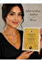 Baltic Amber Unisex Necklace |   Certified Natural Amber |   Elegant and Stylish Design