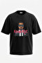 Kanye West_51 Design Printed Unisex Oversize Black Tshirt