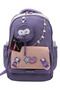 Girl's Primary School Bag Waterproof Fabric 3-Piece Set Pink School Backpack 519 - 3