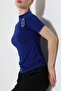 Women's Sandy Buckle Draped Blouse - 7