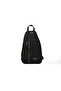 Multi-Compartment Waterproof Daily Use Cross Shoulder and Backpack Bag with USB Port, Black - 5