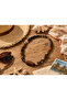 Bohemian Solenya Natural Wooden Bead Necklace - 3