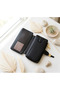 Imported Cross Shoulder Strap Zippered Hooked Women's Phone Holder and Wallet - 3