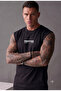 Prestige Printed Men's Zero Sleeve Athlete T-Shirt (Cotton/Combed Cotton) - 2