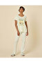 Women Mint T-Shirt and Pajama Pants Set