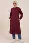 100% Cotton Muslin Fabric Zippered Long Hijab Women's Tunic - Compatible for Hajj, Umrah and Daily Use - 5