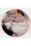 Unisex Baby 100% Organic Cotton Blanket - Ruby Rabbit 80X100 cm - 3