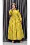 Shirt Collar Long Dress - 3