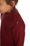 Burgundy Girls' Snap-On Full Fisherman Winter Basic Badi - 3