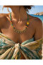 Bohemian Elario & Virella Leaf Figured Colorful Bead Necklace - 3