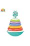 COGNIKIDS Baby Stacking Ring Toy – Rabbit Tumbler With Music, Sound & Wiggle Eyes | Colorful Textured Rings For Motor Skills | Infant Montessori Toy 6M+ | Bpa-Free, 1Pc - 6