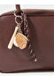 Brown Charm Detail Bowling Bag with Mini Purse - 4