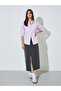 Purple Solid Long Sleeves Oversized Shirt - 2