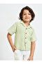 Boys Resort Collar Shirt with Emrboidery